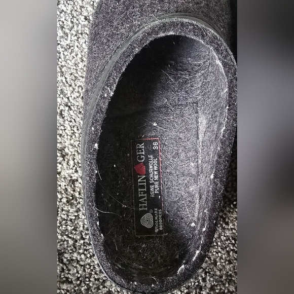 HAFLINGER Women's GZL Leather Trim Grizzly Womens Size 5 (36) - Picture 6 of 10